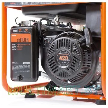 Бензиновый генератор Daewoo Power GDA 7500E-3 картинка 3